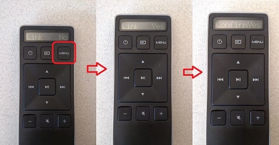 use vizio tv remote with soundbar