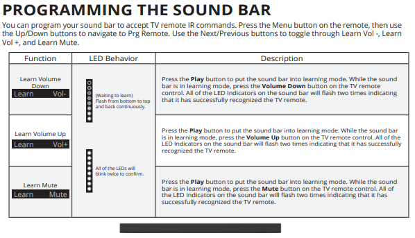 vizio swa16 sound bar manual