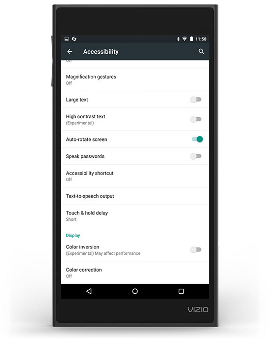 Tablet Accessibility Menu part 2 Tablet Accessibility Menu part 2