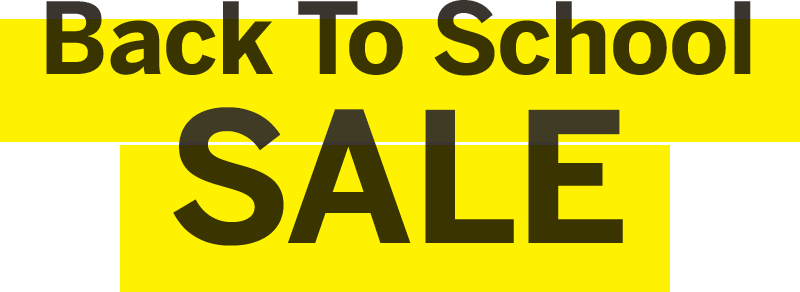 Back To School Sale