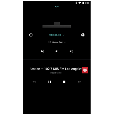 SmartCast App Menus