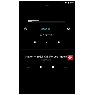 SmartCast App Menus