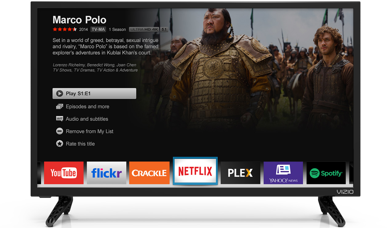 VIZIO DSeries 24” Class FullArray LED Smart TV D24D1 VIZIO