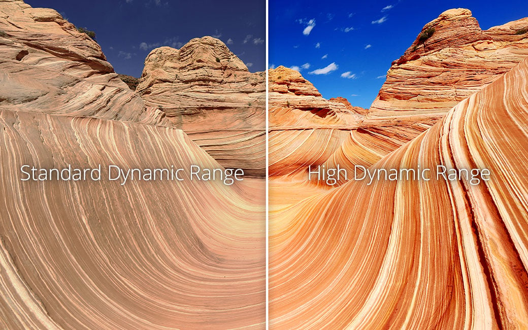 SDR versus HDR