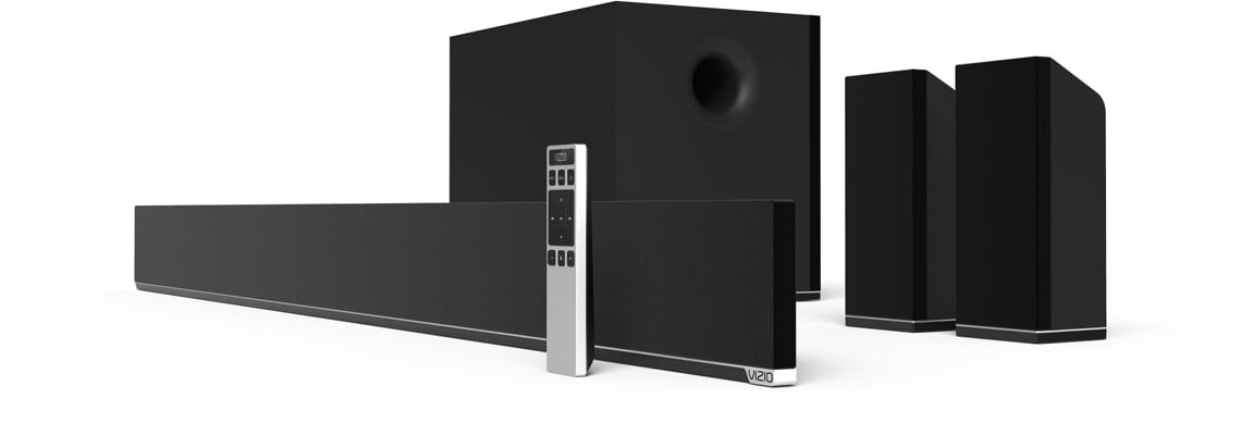 vizio sound bar surround speakers